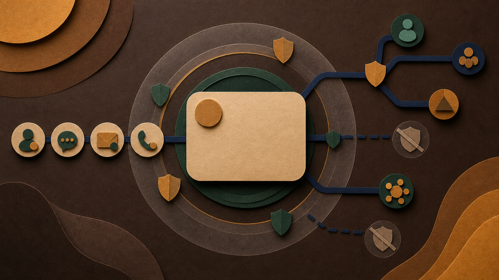 Visuel thématique pour «Comment connecter l’IA à un CRM : lead → tâche → suivi ?» — Visuel 01