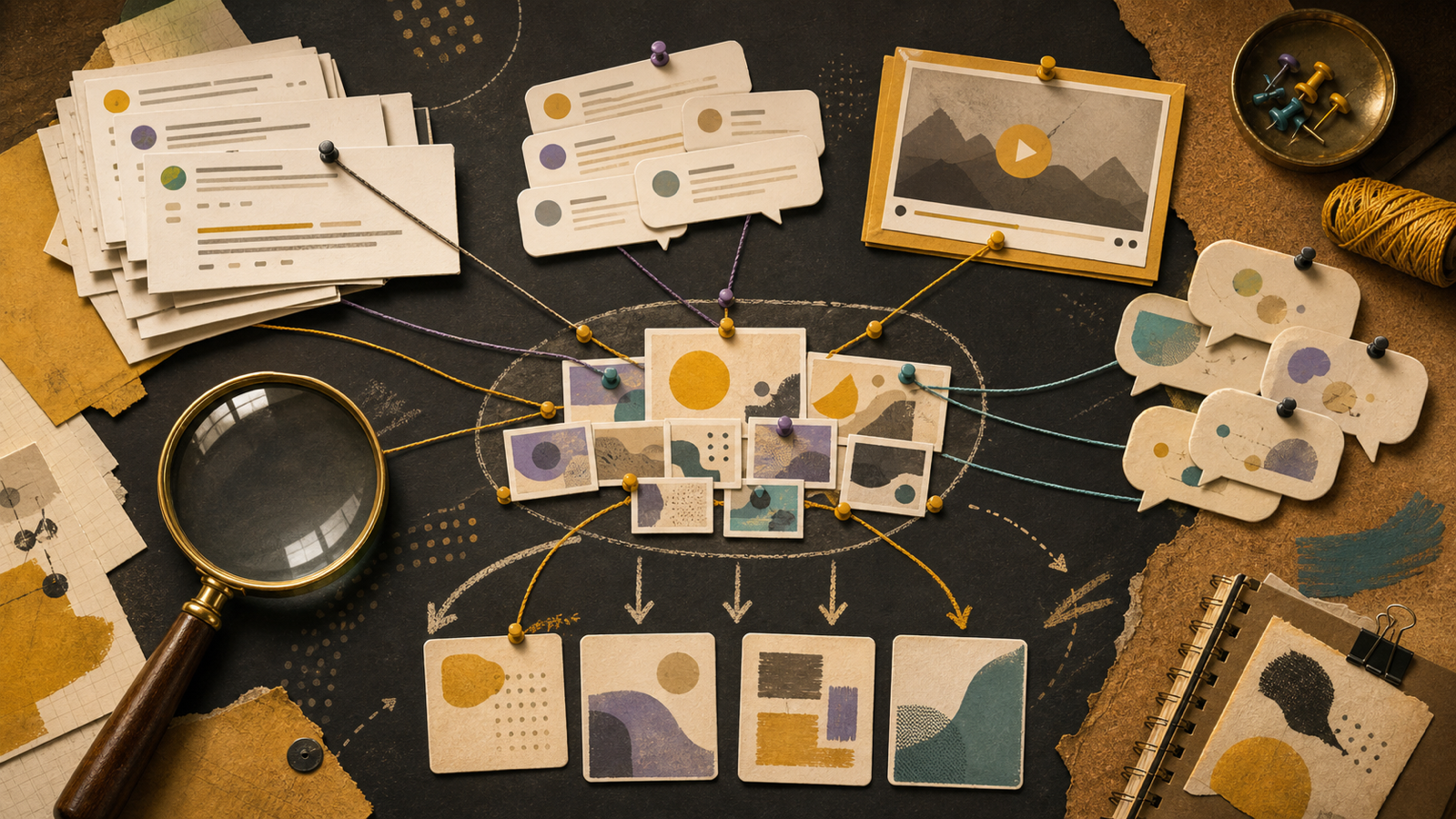 Visuel thématique pour «Comment rechercher des mots-clés sans outils coûteux ?» — Visuel de couverture